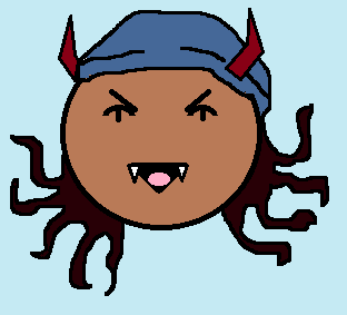 Horned Pengat cackling